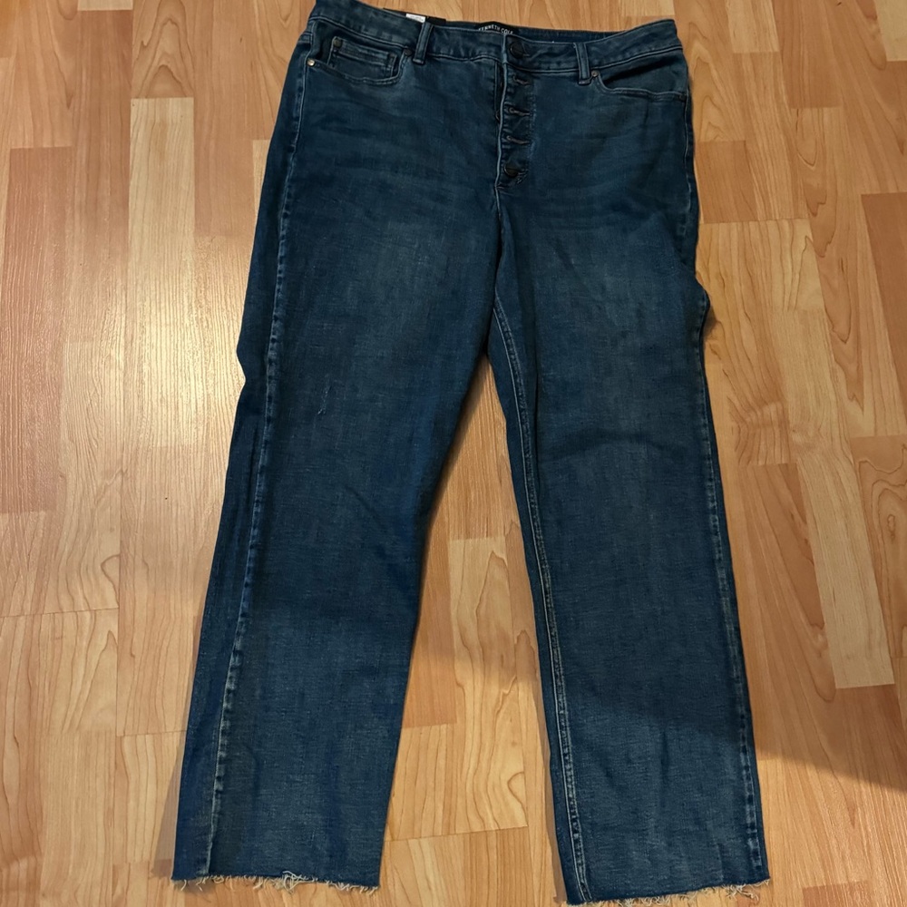 Women Blue Jean Straight Leg